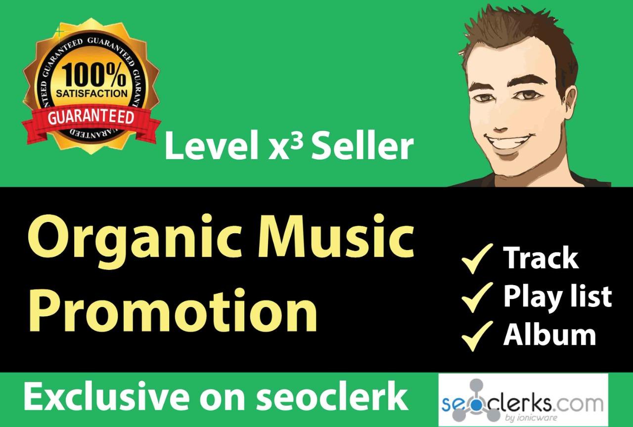 Premium music promotion for your playlist increase li...