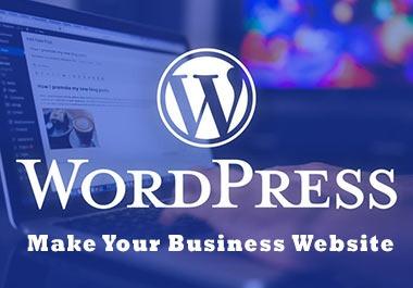 I will do WordPress website design and development fo...