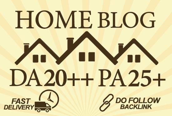 I will submit a guest post on the quality home blog