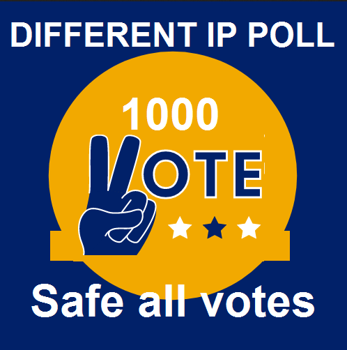 Manually 1000 Different ip online voting poll contest