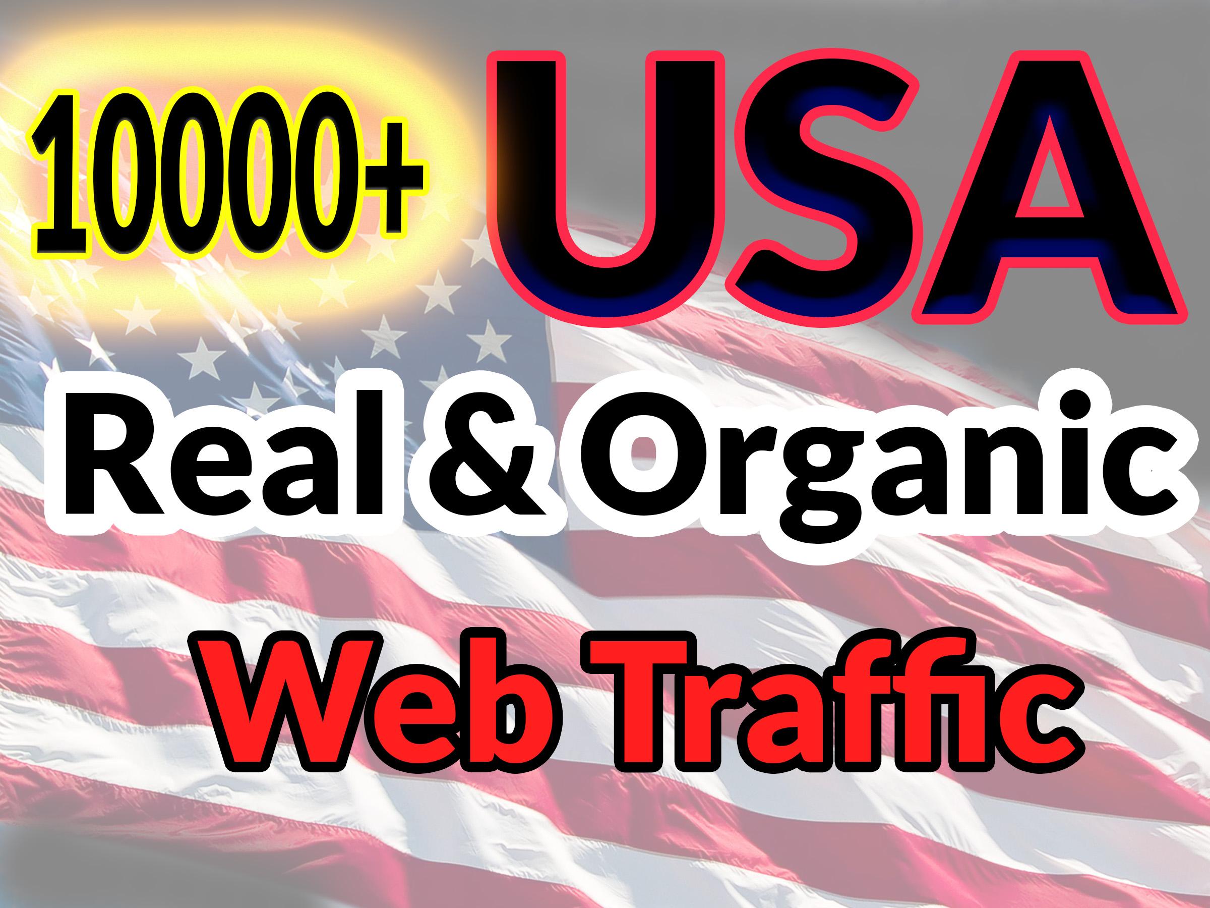promote website keyword real organic USA web traffic