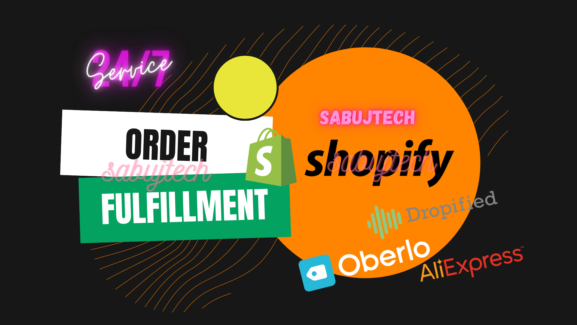 I will be your Shopify dropshipping 100 order fulfill...