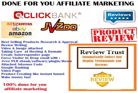 Done all for you affiliate marketing website income g...