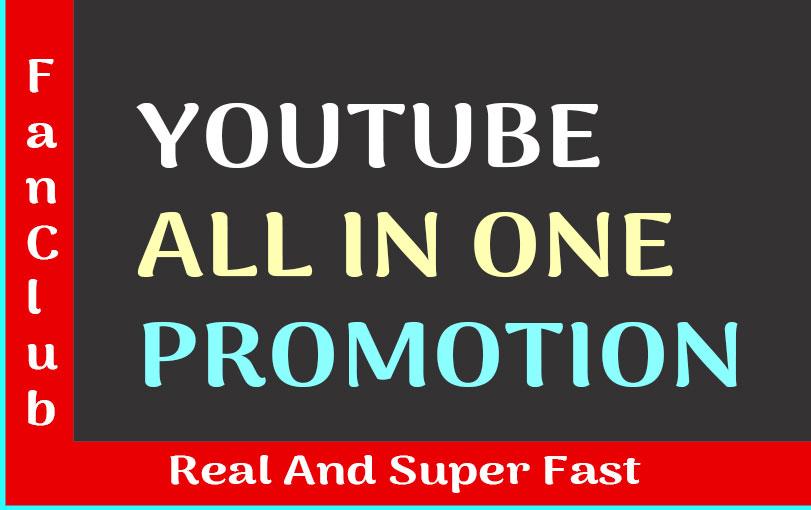 YOUTUBE VIDEO PROMOTION REAL AND ORGANIC SUPER FAST S...