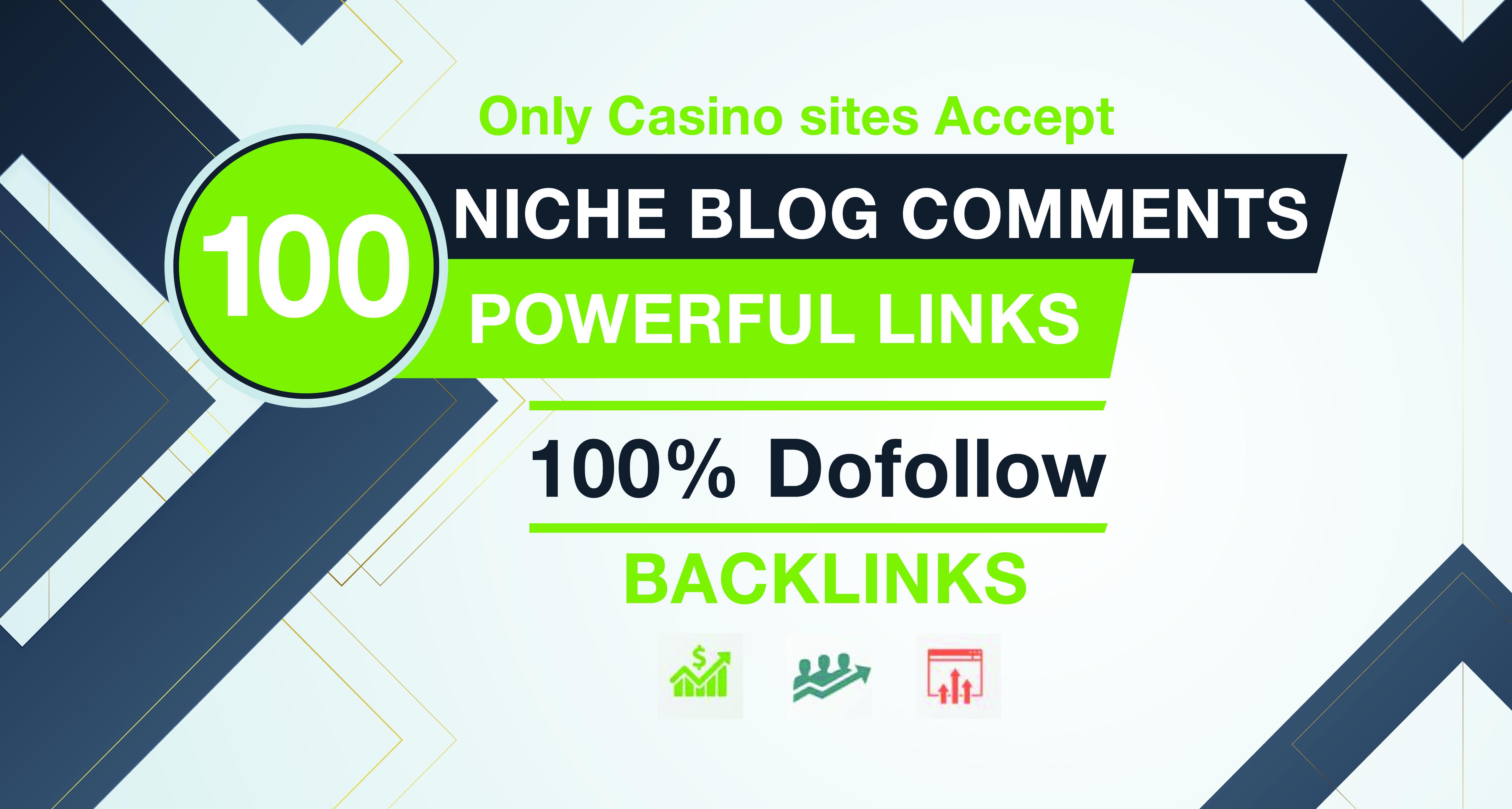 i will make 100 niche relevant dofollow blog comments...