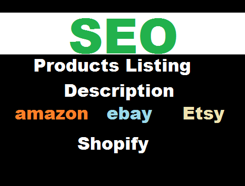 I will write products writing listing for amazon ebay...