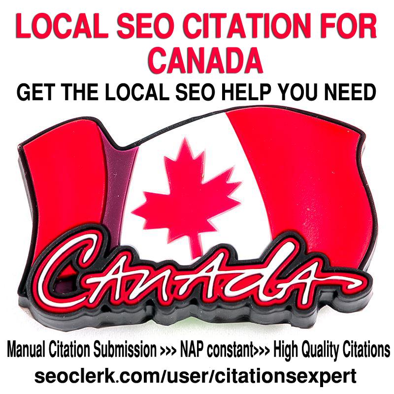 Do Manually TOP 40 Live Local Citations for Canada. M...