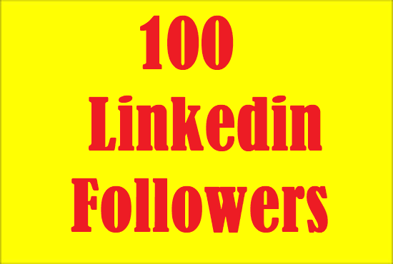 Collect 100 HQ Linkedin Company Page Followers