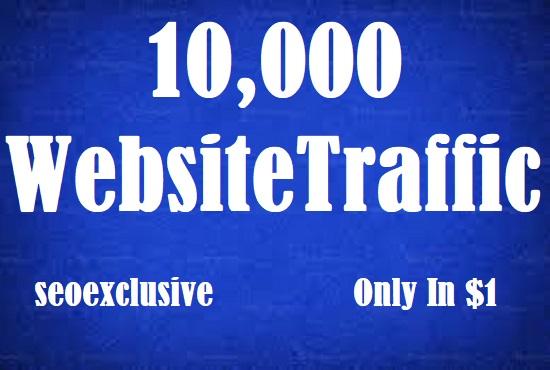 10000 Worldwide Website Traffic