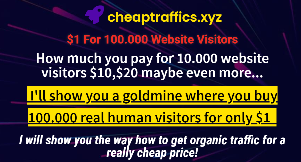 I will show you the way how to get organic traffic fo...