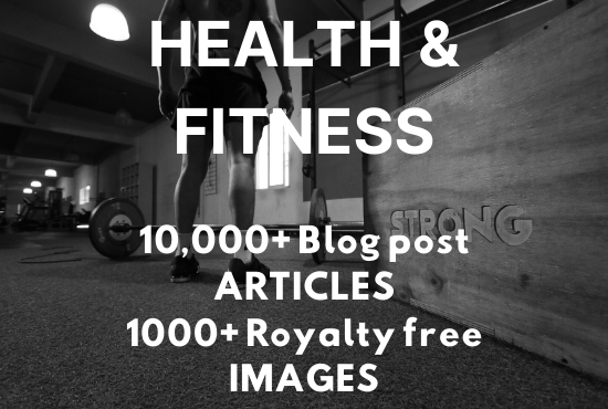 Over 10000 blog post articles and 1000 royalty free s...