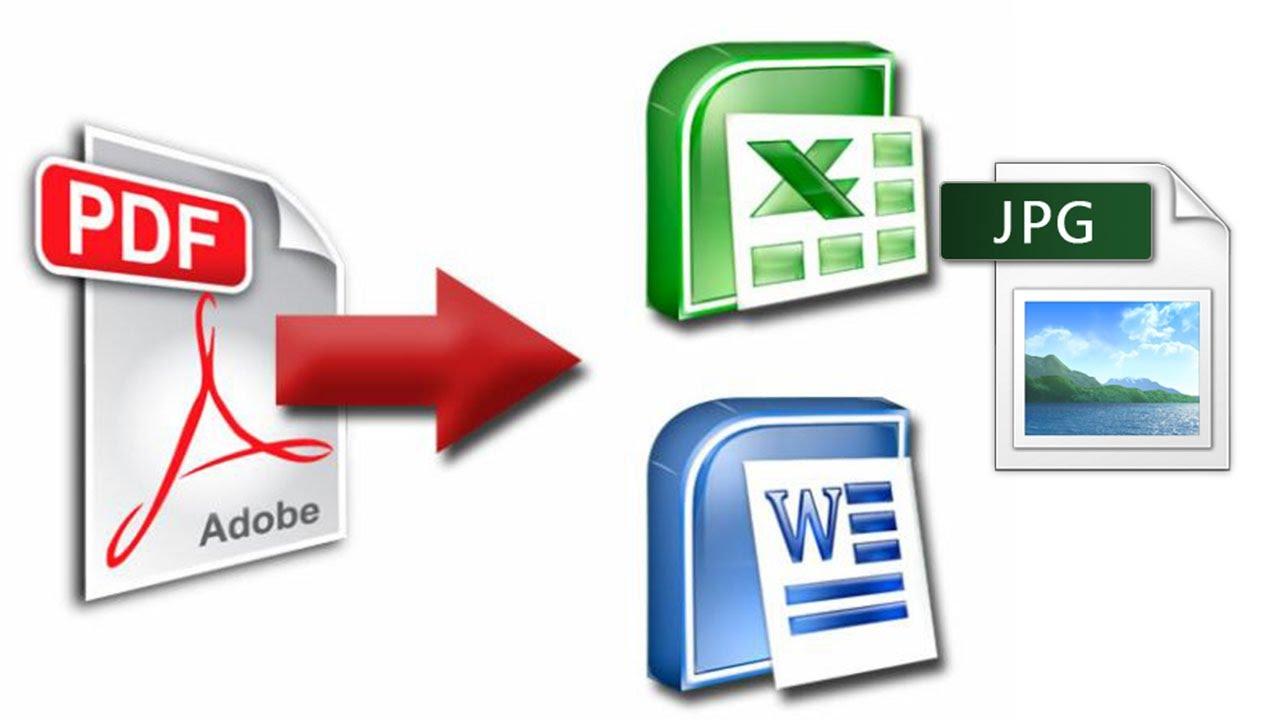 Convert your PDF Document files to Excel, word files...