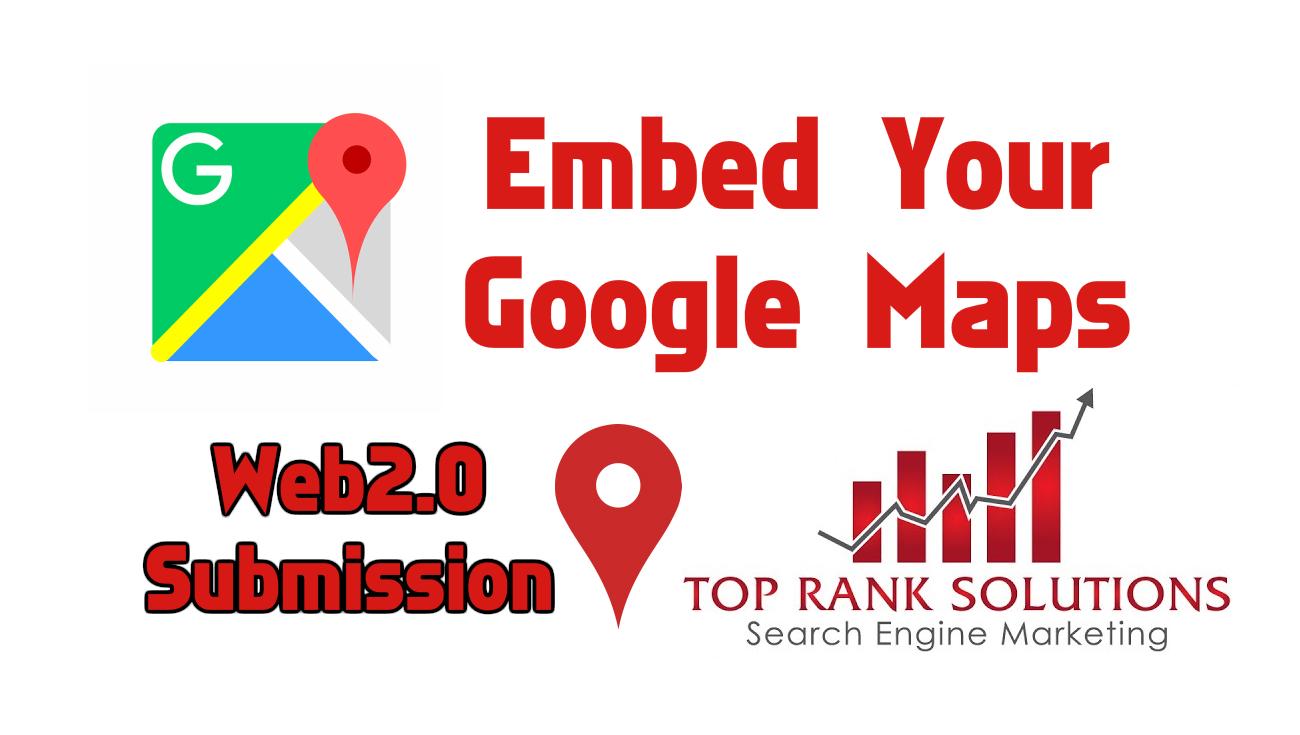 embed your google maps in 2500 web2.0 sites to get Lo...