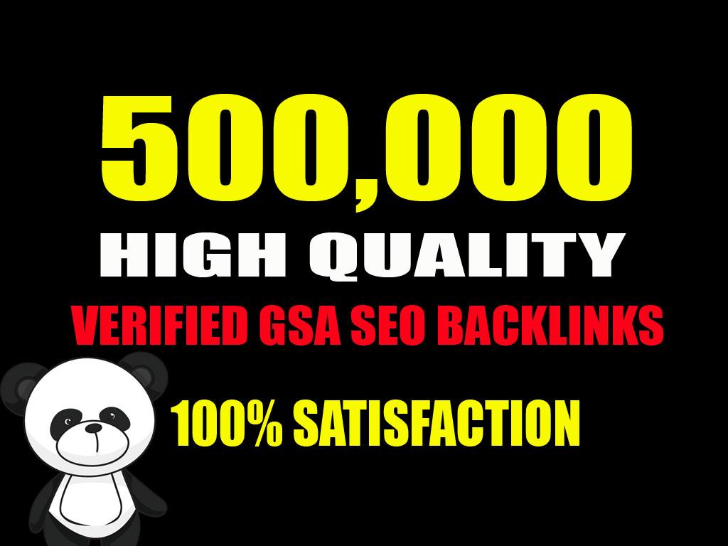 2 X 500,000 GSA SER SEO Backlinks For Increase Link J...
