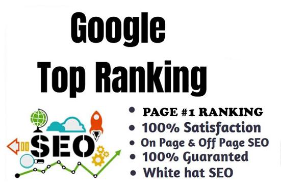 Google page 1 ranking guarantee Monthly SEO Package
