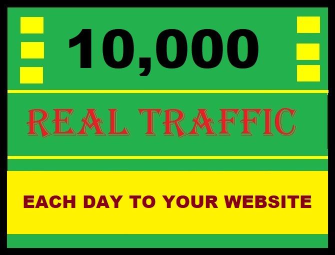 You will get 10000 Traffic to your Website or blog ea...