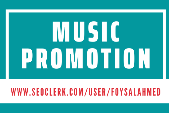 Music Promotion Basic Package for your audio song
