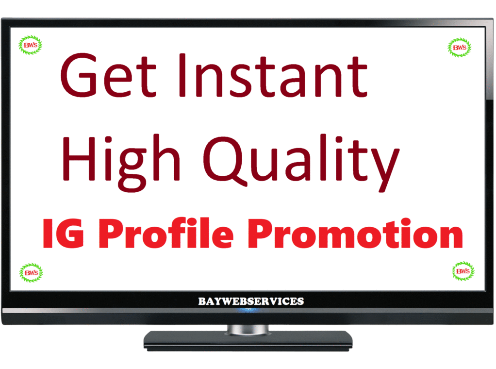 Get Non-Drop High Quality Profile Promotions