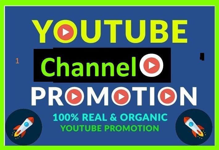 YouTube Account And Chanel Promotion Active Worldwide...