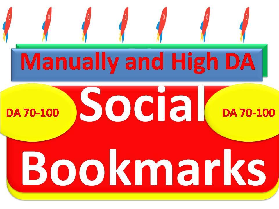 Push your Link on top with 1000 High DA Social Bookma...