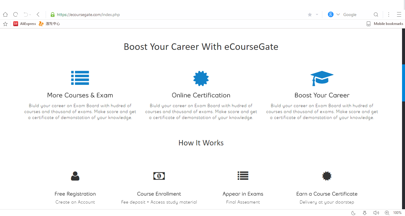 Free Online Course Learning PHP site Script