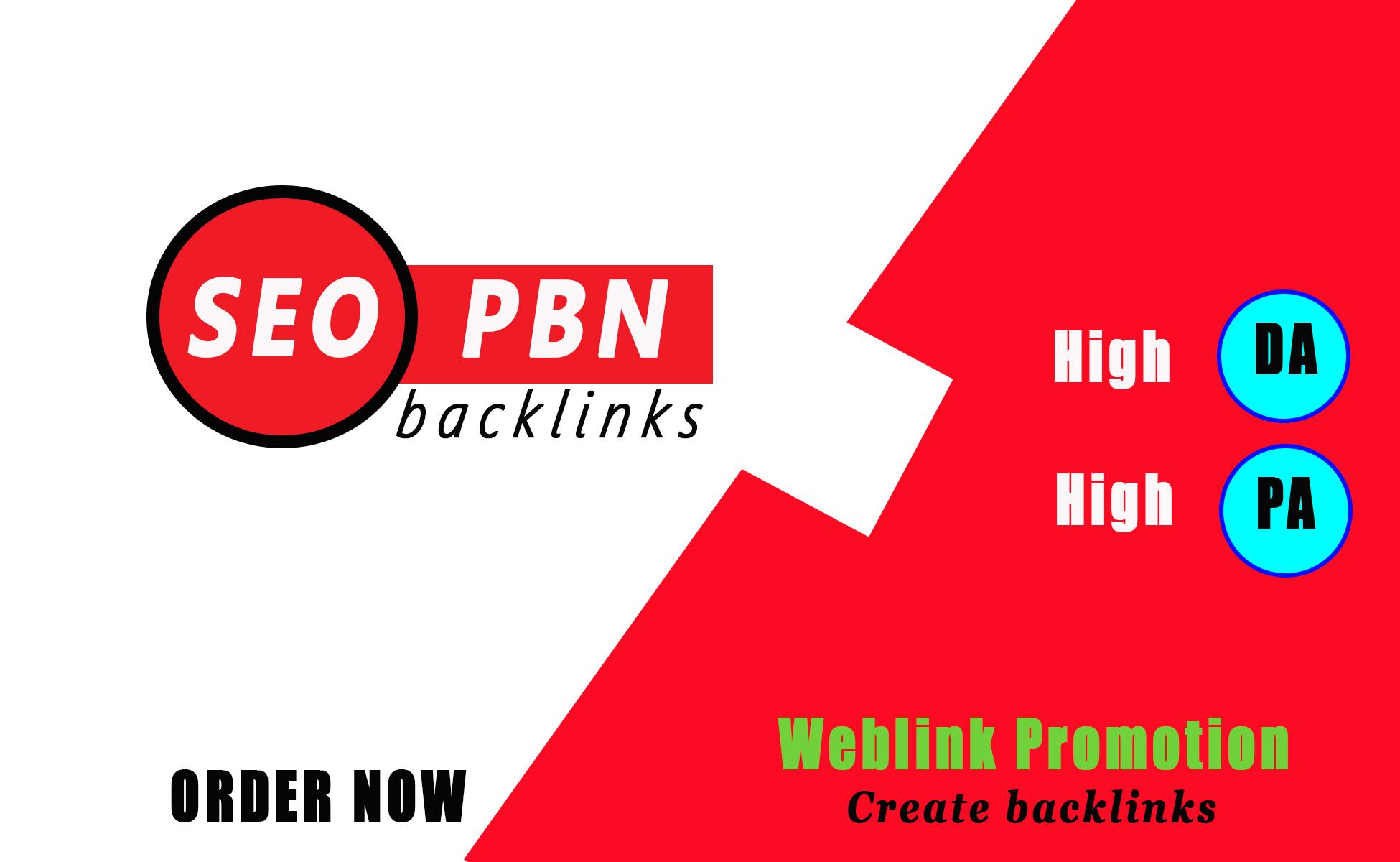 Create High DA PA PBN Backlinks to Rank higher in goo...