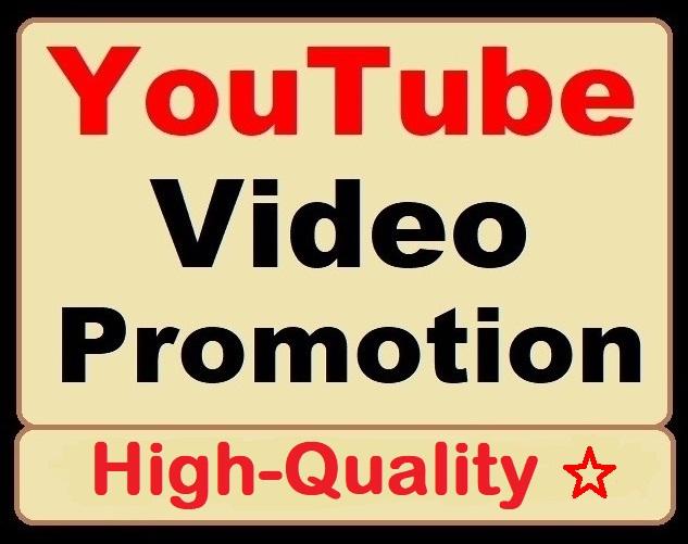 High Retention YouTube Video Promotion Organic Servic...