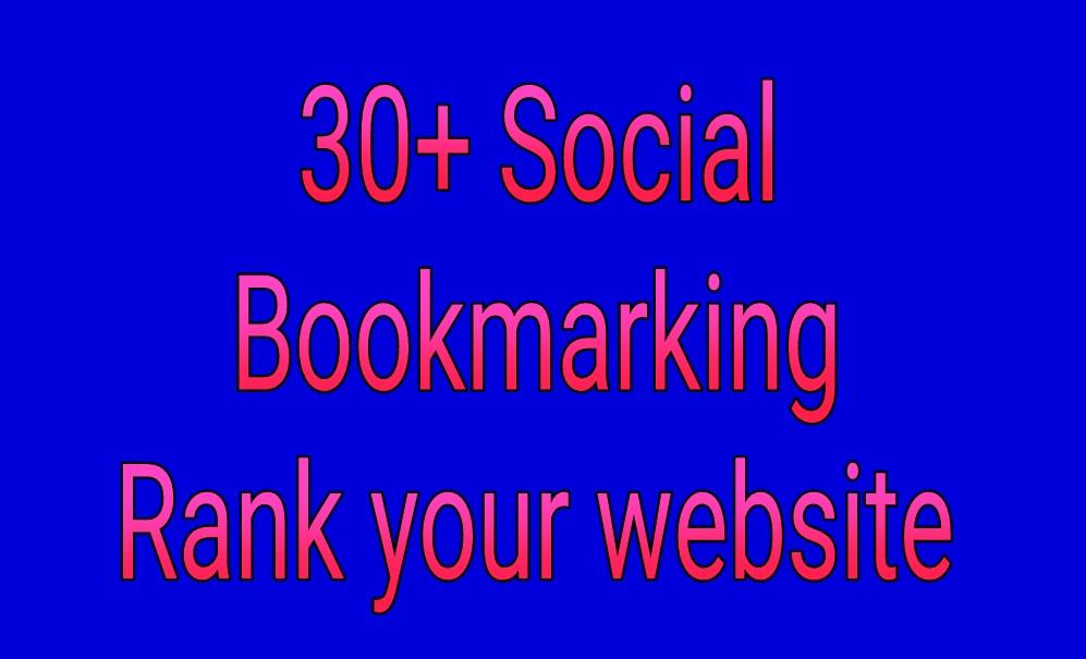 I will do create manually social bookmarking on high ...
