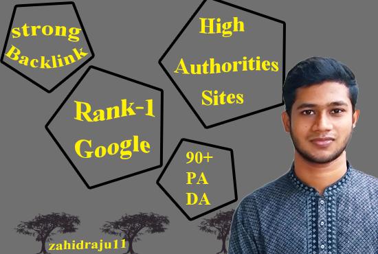 I will give you powerful backlink from high authoriti...