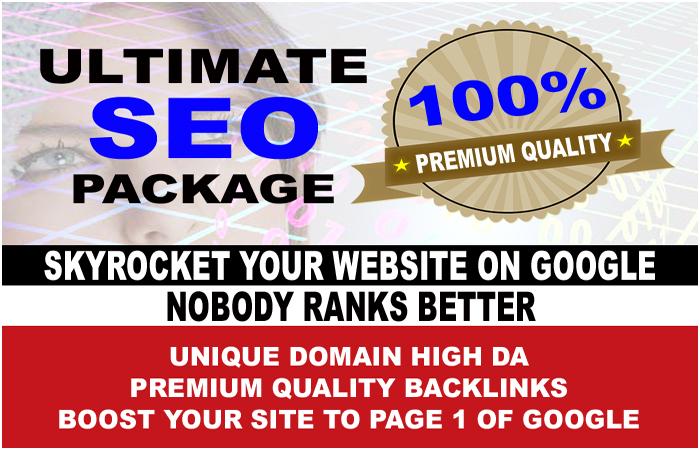 ULTIMATE SEO, Rank Website On Page 1 OF Google, Pre...