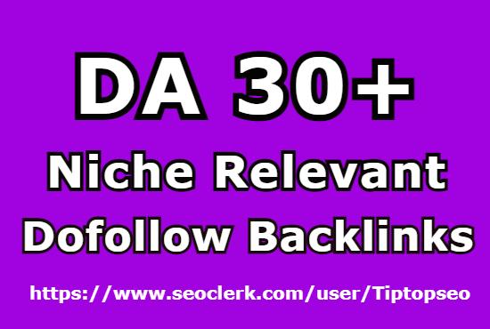 I will create 20 niche relevant dofollow comment back...