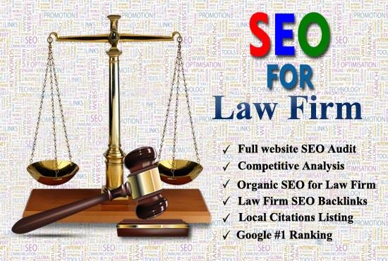 Law Firm SEO By Top 100 Lawyer Niche SEO Backlinks fo...