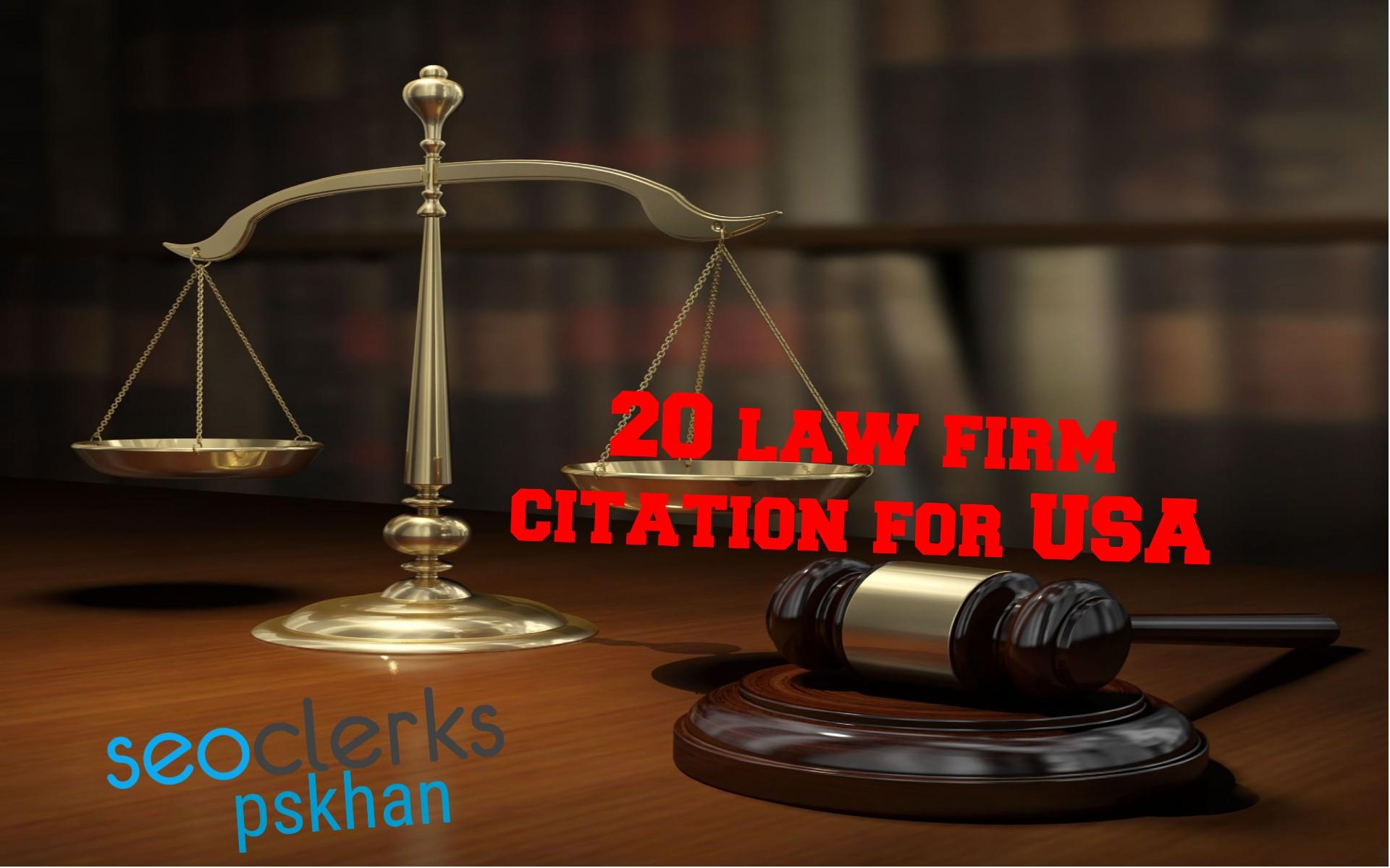 i will give you 20 USA law firm citations