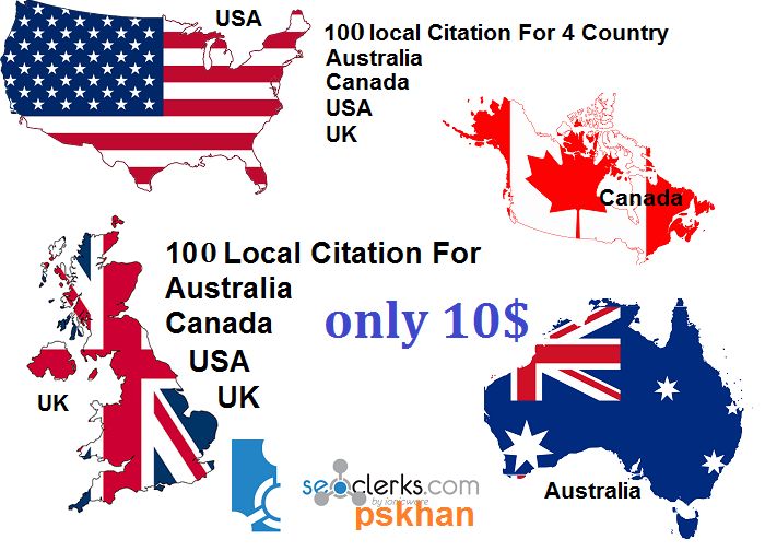Create 100 Local Business Citations For Canada or UK ...