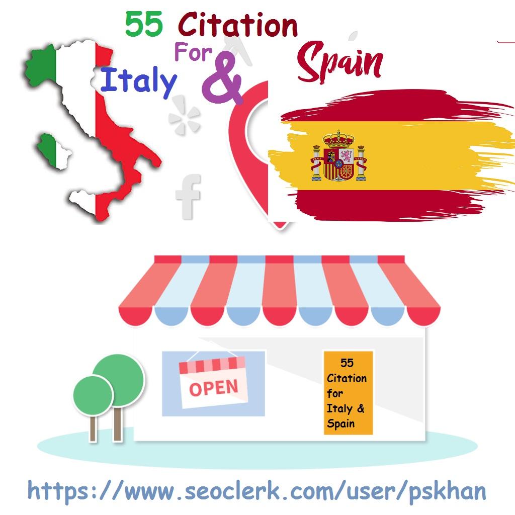 55 Citation For Italy and Spain