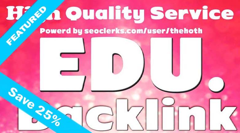 Build HQ 900 edu Backlink First Rank On Google Page 1...