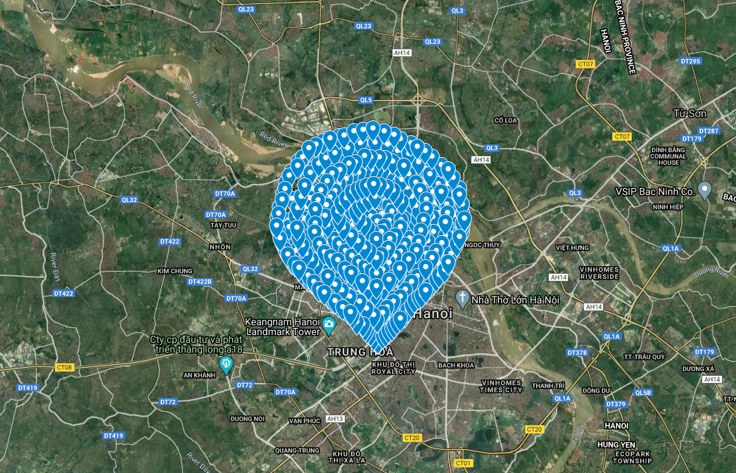 Create 3000 google point map citation with high da ci...