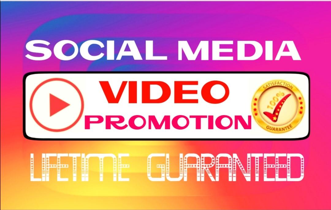Add 50000+ worldwide video promotion professionally