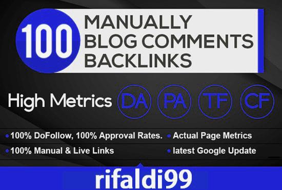 100 Dofollow Blog Comments Backlinks Spam Score 1