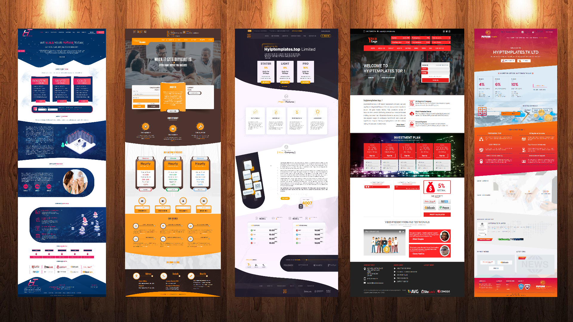 Stuniing Hyip website with GC Hyip manager pro script...