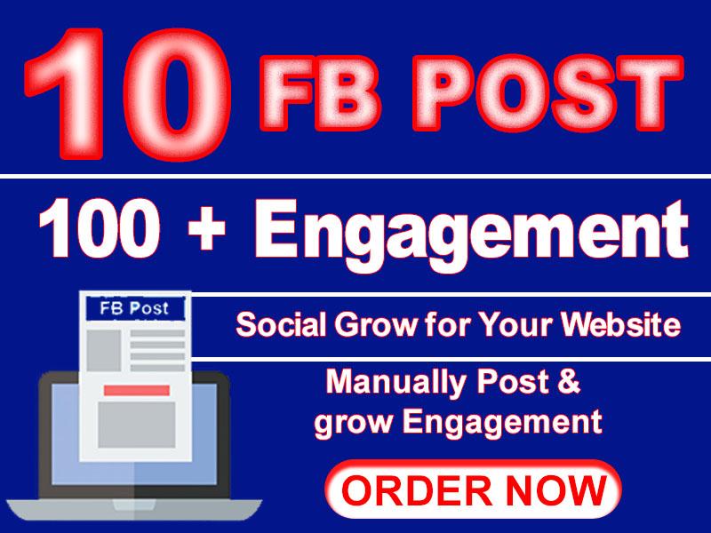 promote your Website to our Facebook for Increase tra...