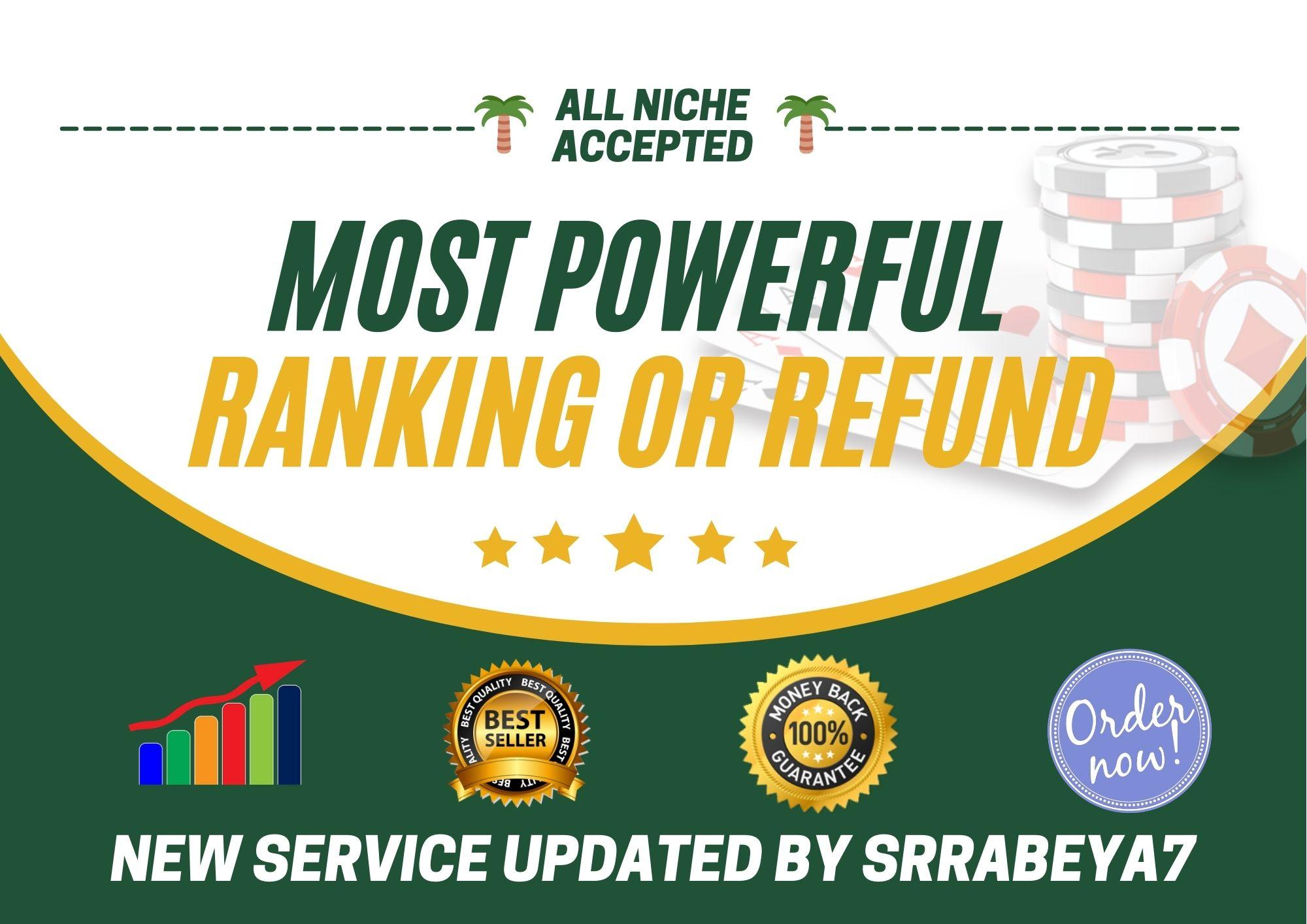 Most Powerful Website Ranking or Refund Service Guara...
