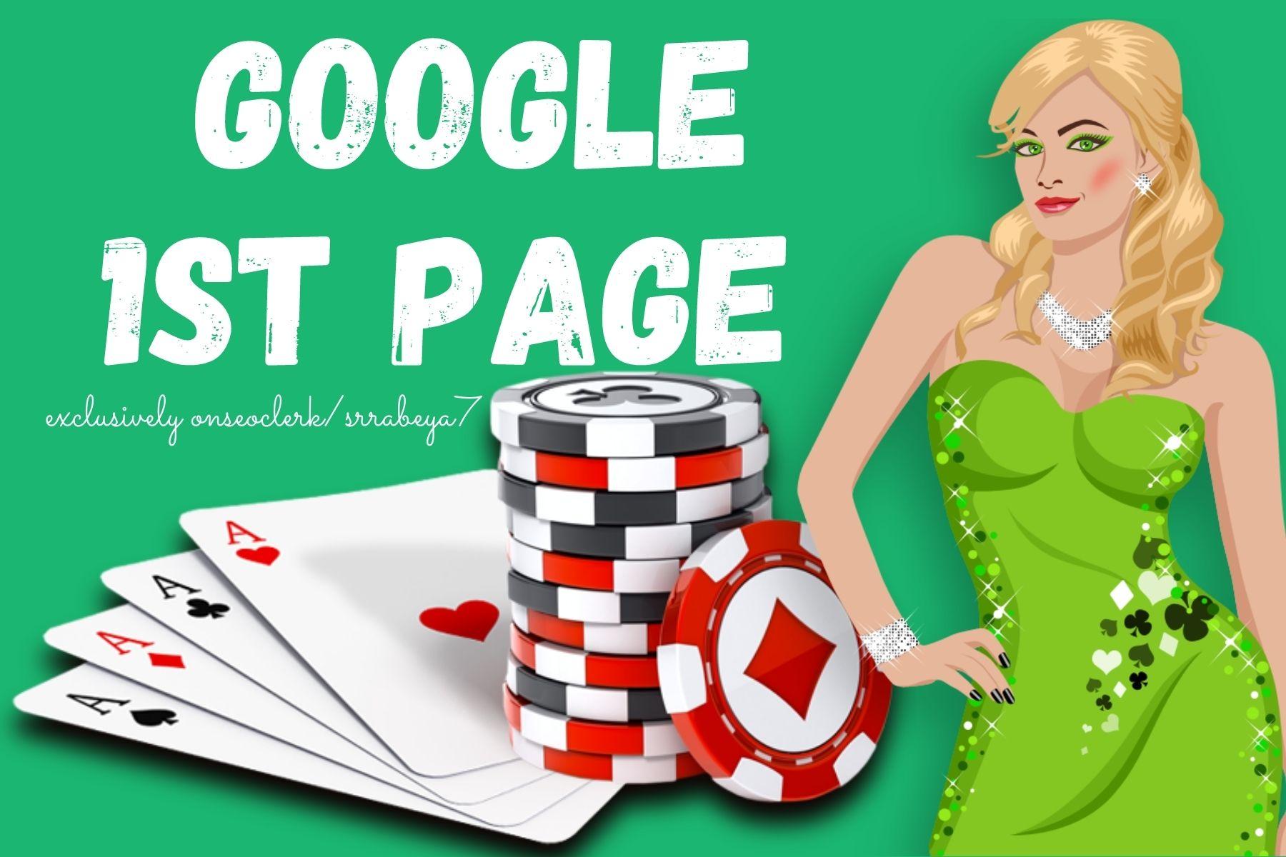 Poker/Casino/gambling/betting 1st page of Google Comb...