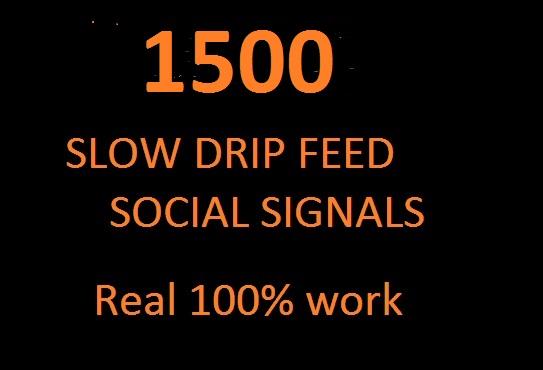 i can 1500 slow drip feed social signals HIGH PR
