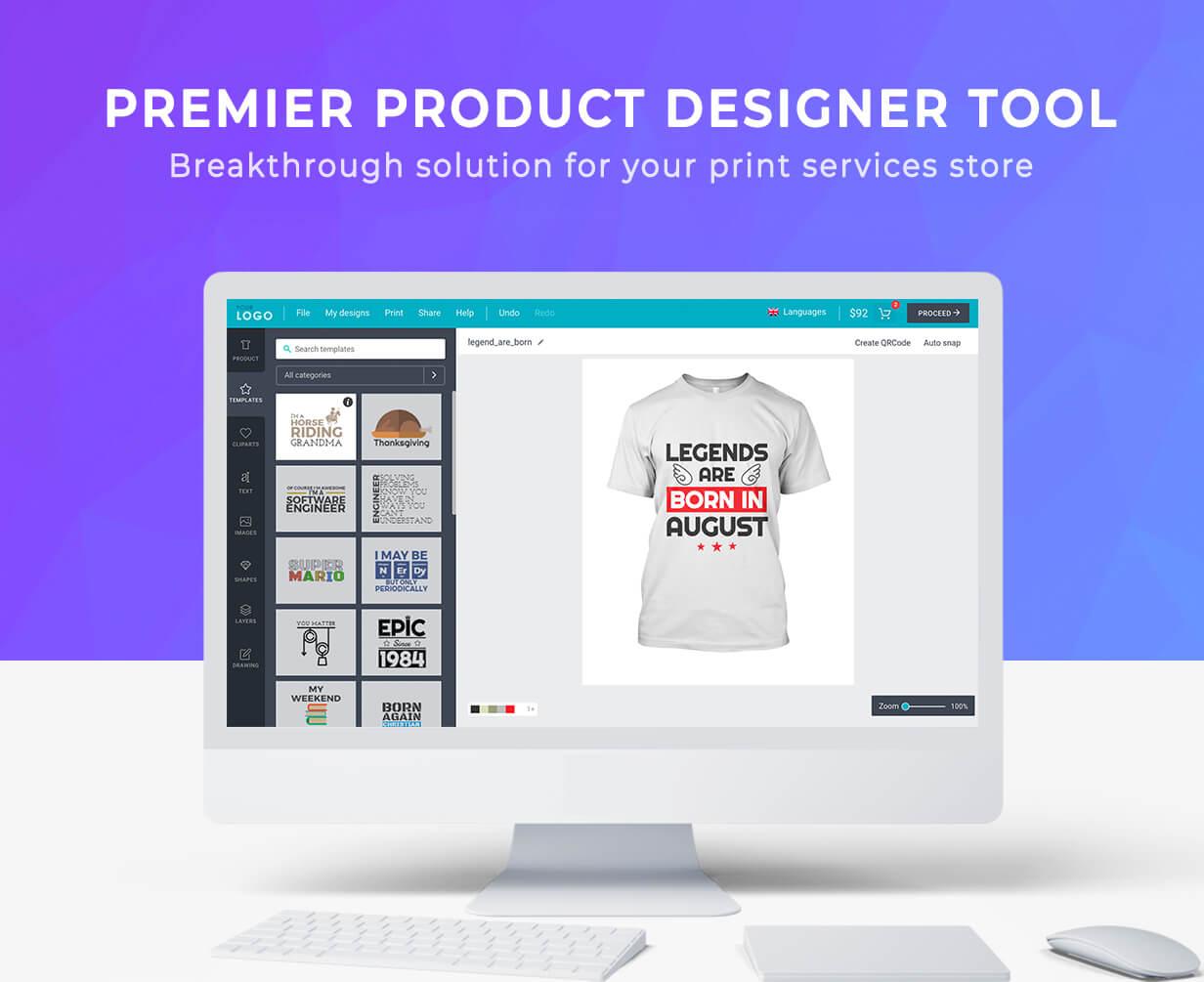 T Shirt Printing, Designing, Ecommerce Website With...