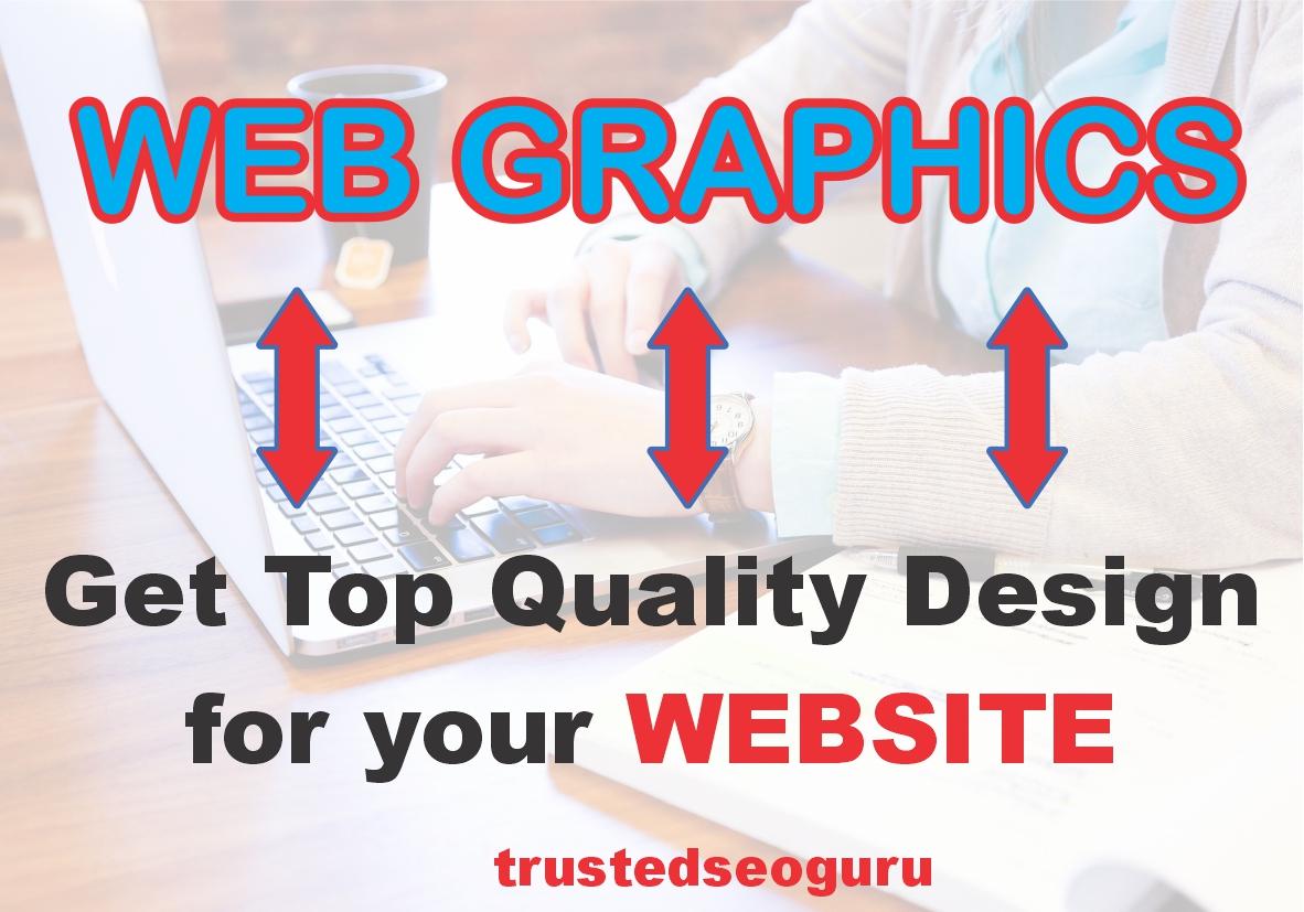Design GRAPHICS for your website and other purposes -...