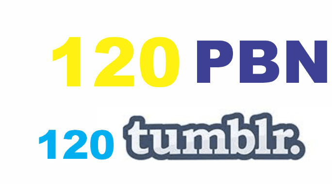 PBN Backlinks with Bonus Package 120 Tumblr for web t...
