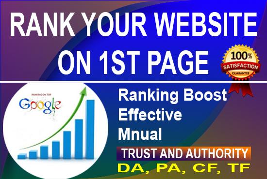 Trusted 30 DA 90-100 Authority Links to Boost search ...