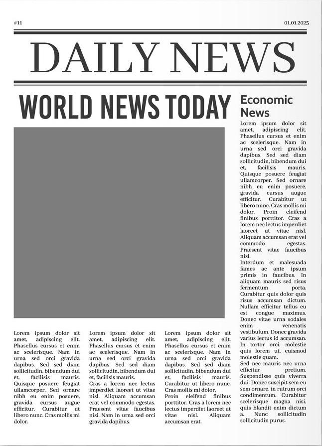 Manually Writing News Style Article on Newest Topics