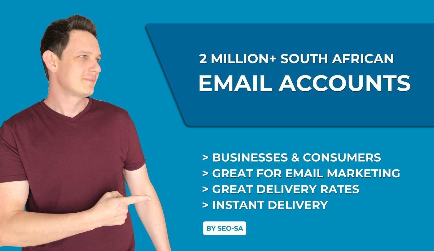 2 Million+ South African Email Addresses Lists